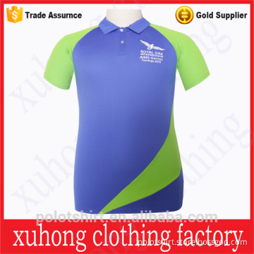 Fashion design mens embroidery two-tone polo shirts